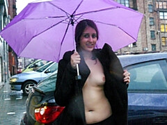 Uk-Flashers featuring Zarina Masood's outdoor clip