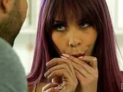 フェラチオ, キス, キッチン, なめる, 赤毛, ガリガリ, ティーン