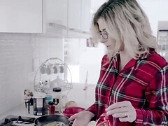 Chica, Tetas grandes, Rubia, Tetona, Madura, Estilo perrito, Mamá, Coño