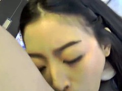 アジア人, 中国人, カップル, ハードコア, オナニー