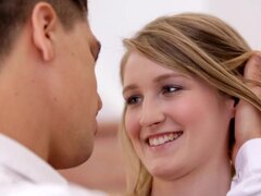 Blond, Sperma in gezicht, Hardcore, Hd, Likken, Kut duiken, Tiener