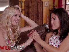 18, ブロンド, 茶髪の, 浮気する, フェティッシュ, Hd, ティーン, オッパイの