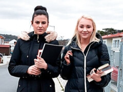 Anal, Rubia, Mamada, Ffm, Pajear, Medias largas, Adolescente, Trio