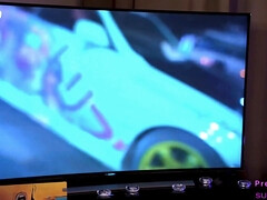 Leie, Grosse titten, Blasen, Braunhaarige, Spermaladung, Gruppensex, Hardcore, Party