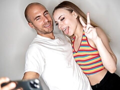 Stellung 69, Leie, Blasen, Hundestellung, Natürlichen titten, Zierlich, Dürr, Tätowierung