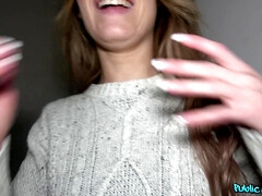 お尻, アウトドア, 公共, オッパイの, 濡れ