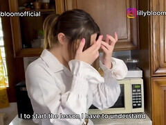 素人, 茶髪の, バック, ハードコア, 自家製, イタリア人, 生徒, 教師