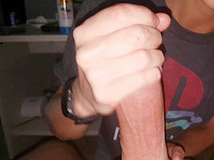 Grosser schwanz, Blasen, Sperma im mund, Spermaladung, Schüchtern, Jungendliche (18+)