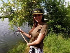 美女, バック, フランス人, 手コキする, ハードコア, ポルノスター, 現実, 馬乗り