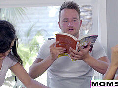 super-fucking-hot Step-Mom Cherie Deville tempts daughters BF