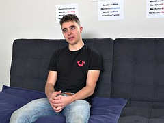 Enthousiasteling, Sperma shot, Homo, Harig, Masturbatie, Alleen