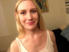 Kont, Mooi, Blond, Schattig, Hd, Gezichtspunt, Kut duiken, Tieten likken