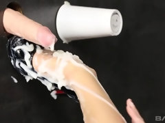 茶髪の, ヨーロピアン, フェティッシュ, 下着, オナニー, ピアス, タトゥー, おもちゃ