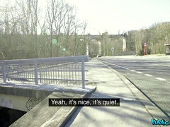 Amerikanisch, Arsch, Schwanz, Im freien, Piercing, Pov, Öffentlich, Titten