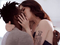 Grosser schwanz, Grosse titten, Schwarz, Blasen, Erotisch, Hardcore, Interrassisch, Natürlichen titten