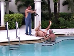 Queue, Homosexuelle, De plein air, Piscine