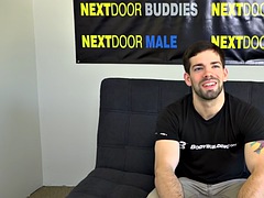 Leie, Grosser schwanz, Schwul, Masturbation, Muskel, Solo, Tätowierung