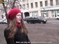 Beautiful pick up girl gets fucked on camera