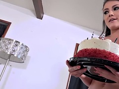 Blond, Bruinharig, Mollig, Groep, Handbeurt, Logement, Vrijster, Verassing