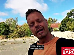 Anal, Belle grosse femme bgf, Grosse bite, Doigter, Allemand, Hard, De plein air, Public