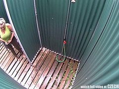 デカパイ, チェコ, Hd, 怪物, プール, 公共, オッパイの, のぞき