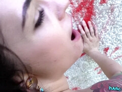 Leie, Amerikanisch, Grosse titten, Besamung, Geld, Pov, Tätowierung, Titten