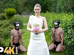 ブロンド, 結婚, ハードコア, Hd, 公共, ストッキング, 結婚式, 奇妙