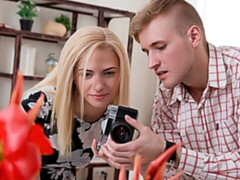 素人, お尻, ブロンド, フェラチオ, バック, 自然山雀, ガリガリ, ティーン