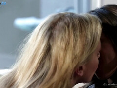 巨乳な, エロティック, 顔面騎乗, レズビアン, なめる, 淫乱熟女, 母, オマンコ