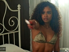 Babes obey mysterious host - Kenzie anne in interracial threesome w ebony, blonde and BBC stud