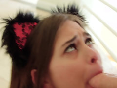 Morena, Vestidas, Comida, Tacones, Leche, Coño, Apretado, Mojado