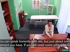 素人, お尻, フェラチオ, 医者, なめる, オフィス, オマンコ, ユニフォーム