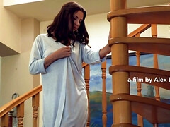 デカパイ, 茶髪の, Hd, オナニー, 乳首, パンティ, 小柄, ティーン