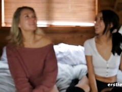 Rubia, Alemán, Lesbiana, Tetas naturales, Pov, Coño, Ducha, Tatuaje