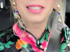 おもらし, 素人, デカパイ, ブロンド, フェラチオ, フランス人, ハメ撮り, オッパイの