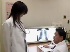 Exotic Japanese whore in Fabulous Cunnilingus, Nurse JAV video