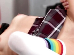 Grosser schwanz, Braunhaarige, Schwanz, Französisch, Hardcore, Hd, Dürr, Jungendliche (18+)