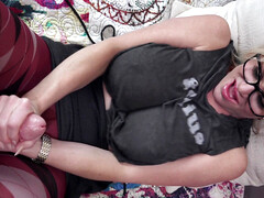 Blasen, Schwanz, Hundestellung, Hd, Masturbation, Natürlich, Natürlichen titten