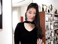 デカチン, フェラチオ, 茶髪の, バック, 自然山雀, ガリガリ, ティーン, オッパイの