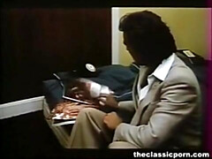 ブロンド, フェラチオ, イく瞬間, 下着, ヴィンテージ