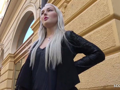 Nana, Blonde, Tir de sperme, Allemand, Hard, Hd, Adolescente, Nénés