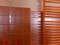 Rubia, Penetracion con dedos, Cocina, Lencería, Orgasmo, Coño, Tatuaje, Vibrador