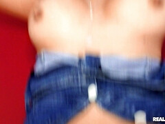 美女, 茶髪の, ヨーロピアン, ラティーナ, オナニー, ヌード, アウトドア, 現実