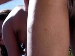 Negro, Morena, Corridas, Sexo duro, Desnudo, Al aire libre, Coño, Mojado