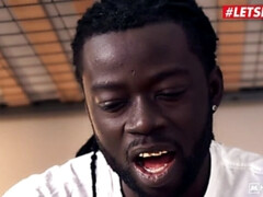 Stuck Luggage gets Lad  s BBC Sucked