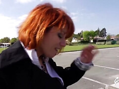 素人, アナル, カップル, フィストファック, フランス人, 淫乱熟女, 赤毛, おもちゃ