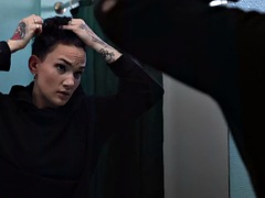 Любители, Красотки, Лесбиянка, Лизание, Душ, Страпон, Тату