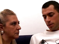 Naughty Stepmom Sees Step Son's Swollen Pants and Takes Action