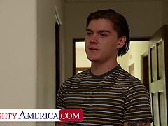 18 jahre, Arsch, Blasen, Braunhaarige, Vollbusig, Schwanz, Absätze, Lecken