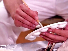 お尻, デカパイ, フェラチオ, 巨乳な, ヨーロピアン, 顔射, 乳首, オマンコ